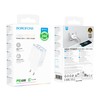 СЗУ 2 PD выхода 45W Quick Charge 3.0 (5V-3.0A/9V-3.0A/15V-2.33A) BOROFONE BA90A (белый)