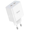 СЗУ 2 PD выхода 35W Quick Charge 3.0 (5V-3.0A/9V-3.0A/15V-2.33A) HOCO C108A (белый)