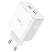 СЗУ 2 PD выхода 35W Quick Charge 3.0 (5V-3.0A/9V-3.0A/15V-2.33A) HOCO C108A (белый) СЗУ 2 PD выхода 35W Quick Charge 3.0 (5V-3.0A/9V-3.0A/15V-2.33A) HOCO C108A (белый)