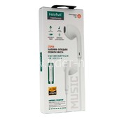 Наушники MP3/MP4 FaizFULL (FN22) микрофон/кнопка ответа вызова (белые) Наушники MP3/MP4 FaizFULL (FN22) микрофон/кнопка ответа вызова (белые)