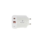 СЗУ FaizFULL FC94 с USB выходом QC3.0+Type-C (PD3.0) выход 40W (белый)