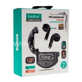 Bluetooth-гарнитура беcпроводная (FaizFULL) FAIZ 154 черная (металический корпус)
