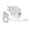 СЗУ Type-C 1 USB выход + Type-C (PD 25W) (5V-3.0A/9V-2.77A/12V-2.08A) FaizFull FC174 (белый)