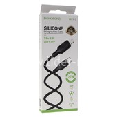 Кабель Type-C (PD) to Lightning 8-pin 12W, 3.0м BOROFONE BX113 (черный) 2.4A