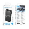 Портативное ЗУ (Power Bank) 20000mAh (BOROFONE BJ78A) 2USB/Micro/Type-C (черный)