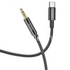 Кабель 3.5 Jack (M)-Type-C 1.0м HOCO UPA19 (черный)