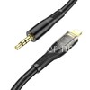 Кабель 3.5 Jack (M)-Lightning 1м HOCO UPA25 (черный)