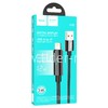 USB кабель Lightning 1.2м HOCO U125 дисплей (черный)