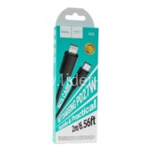 PD to Lightning 2.0м HOCO X88 (черный) 27W быстрая зарядка