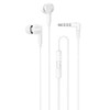 Наушники MP3/MP4 HOCO (M102) микрофон/кнопка ответа вызова (белые)