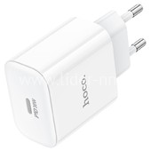 СЗУ 1 PD выход 30W Quick Charge 3.0 (5V-3.0A/9V-3.0A/12V-2.5A) HOCO C76A Pro (белый) СЗУ 1 PD выход 30W Quick Charge 3.0 (5V-3.0A/9V-3.0A/12V-2.5A) HOCO C76A Pro (белый)
