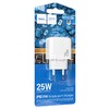 СЗУ 1 PD выход 25W Quick Charge 3.0 (5V-3.0A/9V-2.77A/12V-2.08A) HOCO CS53A (белый)