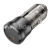 АЗУ 1 PD выход 20W (5V-3.0A/9V-2.22A/12V-1.67A) BOROFONE BZ24A (прозрачный/черный)