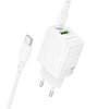 СЗУ Type-C 1 USB выход+1 PD выход 30W (5V-3.0A/9V-3.0A/12V-2.5A) BOROFONE BN29 (белый)