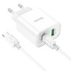 СЗУ Type-C 1 USB выход QC 3.0+PD выход 20W (5V-3.0A/9V-2.22A/12V-1.67A) HOCO C80A Plus (белый)