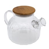 Чайник заварочный стеклянный 1000мл. (888-10) прозрачный