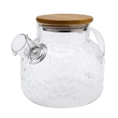 Чайник заварочный стеклянный 1000мл. (888-15) прозрачный