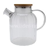 Чайник заварочный стеклянный 1800мл. (888-12) прозрачный