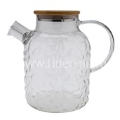 Чайник заварочный стеклянный 1800мл. (888-17) прозрачный