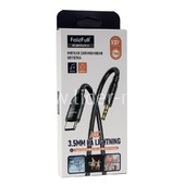 Переходник 3.5 Jack (F) - Type-C FaizFull (FP31) черный