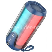 Колонка BOROFONE (BR33) Bluetooth/USB/MicroSD/FM/TWS/LED подсветка (синяя)