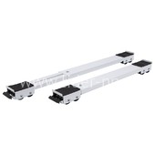 Подставка для перемещения мебели; бытовой техники (ELTRONIC 10-28) на колесиках (белый) 2шт.