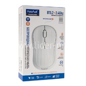 Мышь беспроводная FaizFull M58 BT 5.2/800-1600DPI/беззвучная (белая)