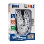 Мышь беспроводная FaizFull M60 BT 5.3/800-1600DPI/RGB подсветка/ИГРОВАЯ (белая)