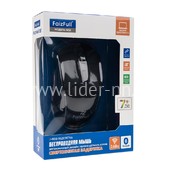 Мышь беспроводная FaizFull M56 BT 5.2/800-1600DPI/RGB подсветка (черная)