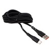 USB кабель для USB Type-C 2.0м FaizFull FR90 (черный) 5A силиконовая оплетка
