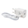 СЗУ Type-C to Lightning 1 выход PD 25W (5V-3.0A/9V-2.22A/12V-.1.67A) FaizFull FC204 (белый)