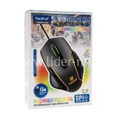 Мышь проводная FaizFull M62 1000-6400DPI/RGB подсветка/ИГРОВАЯ (черная)