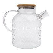Чайник заварочный стеклянный 1800мл. (888-32) прозрачный