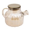 Чайник заварочный стеклянный 1000мл. (888-13) перламутровый золото
