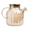 Чайник заварочный стеклянный 1500мл. (888-14) перламутровый золото