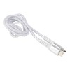 Кабель Type-C (PD) to Lightning 1.0м FaizFull FR196 (белый) 27W нейлоновая оплетка