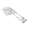 Кабель Type-C to Type-C 1.0м FaizFull FR196 (белый) 60W нейлоновая оплетка