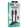 Кабель Type-C to Type-C 1.2м FaizFull FR194 (черный) 100W нейлоновая оплетка