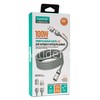USB кабель FaizFULL 4 в 1 Lightning/Type-C/Type-C 1.0 м 100W (серый) FR184 нейлоновая оплетка