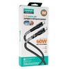 Кабель Type-C to Type-C 1.0м FaizFull FR14 (черный) 60W силиконовая оплетка