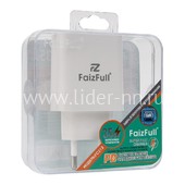 СЗУ FaizFULL FC212 с Type-C выходом 35W (GAN-транзисторное ЗУ) белый