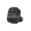 MP3 FM Modulator/АЗУ USB/PD QC3.0 FaizFULL (2 USB/Type-C/дисплей) FS24 (черный)