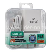 СЗУ Type-C to Type-C 1 выход PD 35W (5V-3.0A/9V-3.0A/12V-2.91A) FaizFull FC214 (белый) GAN-транзист