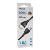 USB кабель для USB Type-C 1.0м BOROFONE BX121 (черный) 3.0A