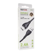 USB кабель micro USB 1.0м BOROFONE BX121 (черный) 2.4A