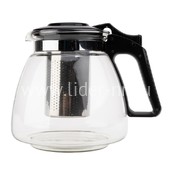 Чайник заварочный стеклянный 1100мл. (888-52) c ситечком