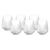 Бокалы для напитков 470мл. (888-65) прозрачные ГРАНИ (набор 6шт)