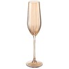 Фужеры для шампанского 200мл. (888-66) перламутровые ЗОЛОТО (набор 6шт)