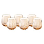 Бокалы для напитков 470мл. (888-68) перламутровые ГРАФИТ (набор 6шт)