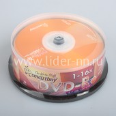 Диск Smartbuy DVD-R 4.7GB 16x CB-25/250/25шт.